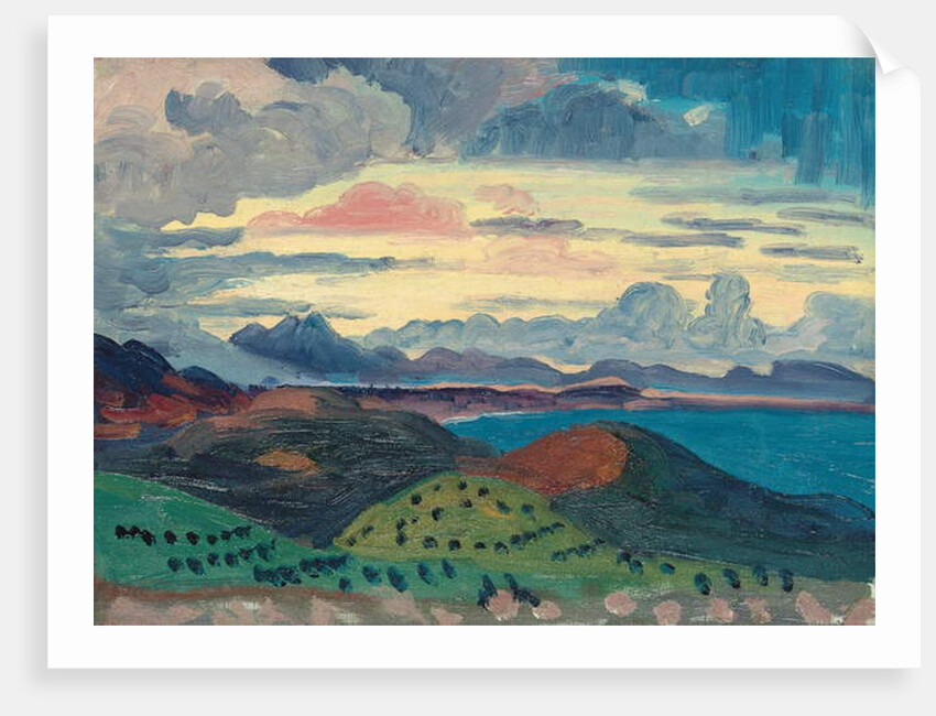 Sunset over the Dalmatian Coast by Derwent Lees