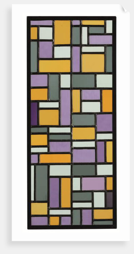 Stained-Glass Composition VIII, 1918-1919 by Theo van Doesburg