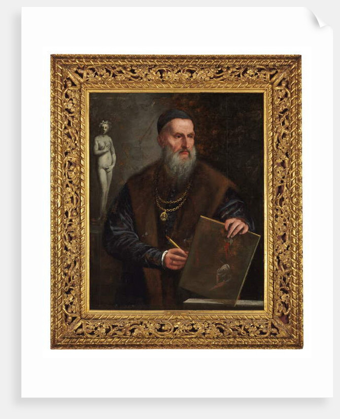 Imaginary Self Portrait of Titian by Pietro (1605-78) Della Vecchia