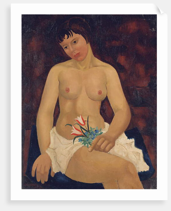 Nude with Tulips, 1927 by Christopher Wood