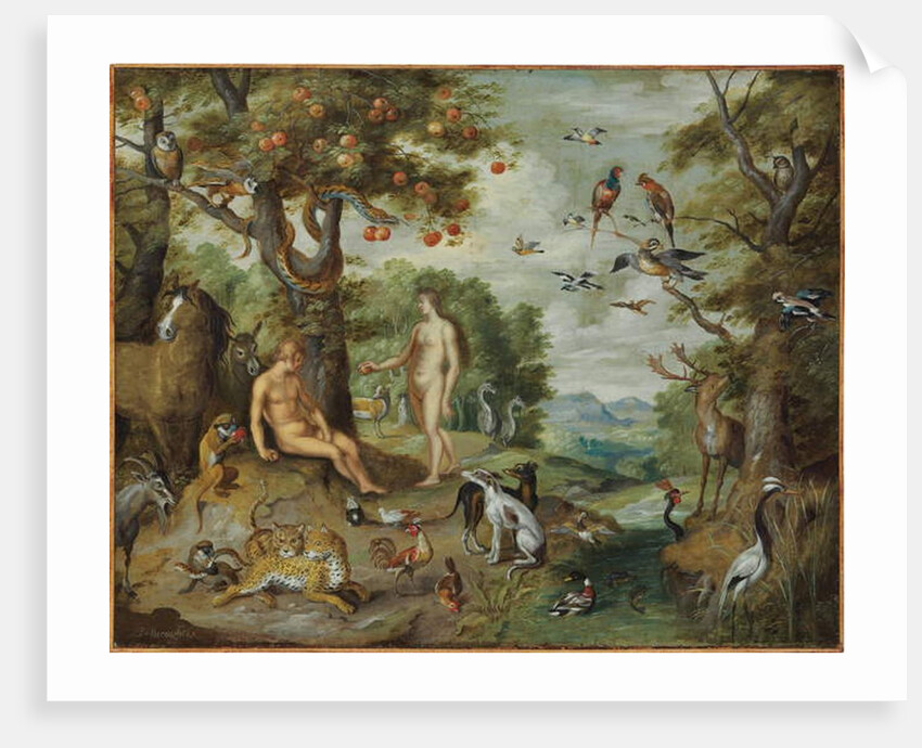 The Temptation of Adam by Jan the Younger Brueghel