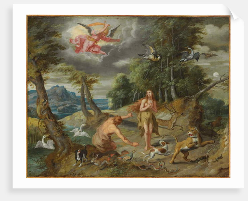 The Expulsion from Paradise by Jan the Younger Brueghel