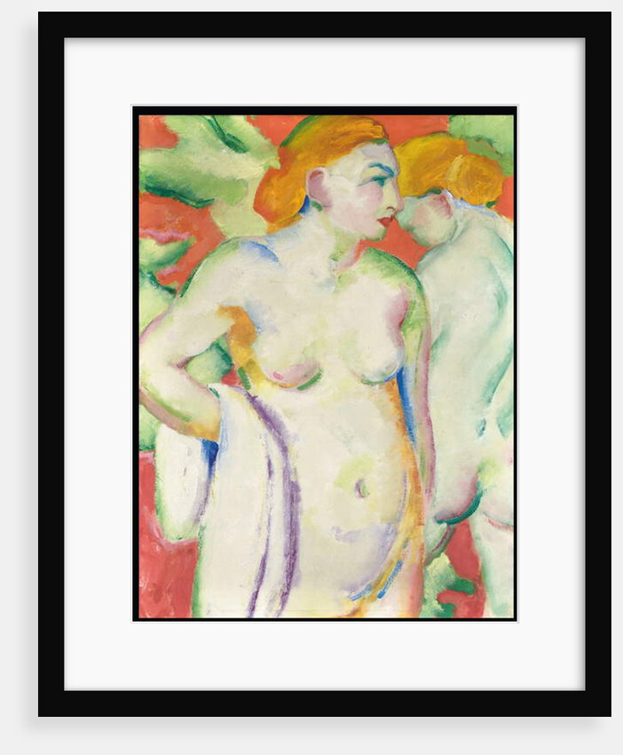 Nudes in Cinnabar, 1910 by Franz Marc