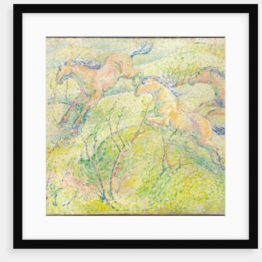 Jumping Horses, 1910 by Franz Marc