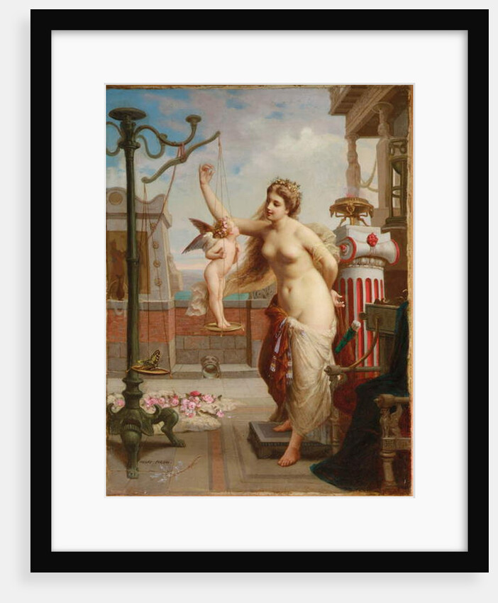 Weighing Cupid by Henri Pierre Picou
