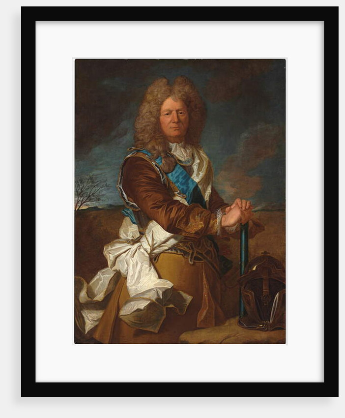 Portrait of Sebastien Le Prestre, Marquis de Vauban, Marechal de France, wearing the order of Saint Esprit by Hyacinthe Rigaud