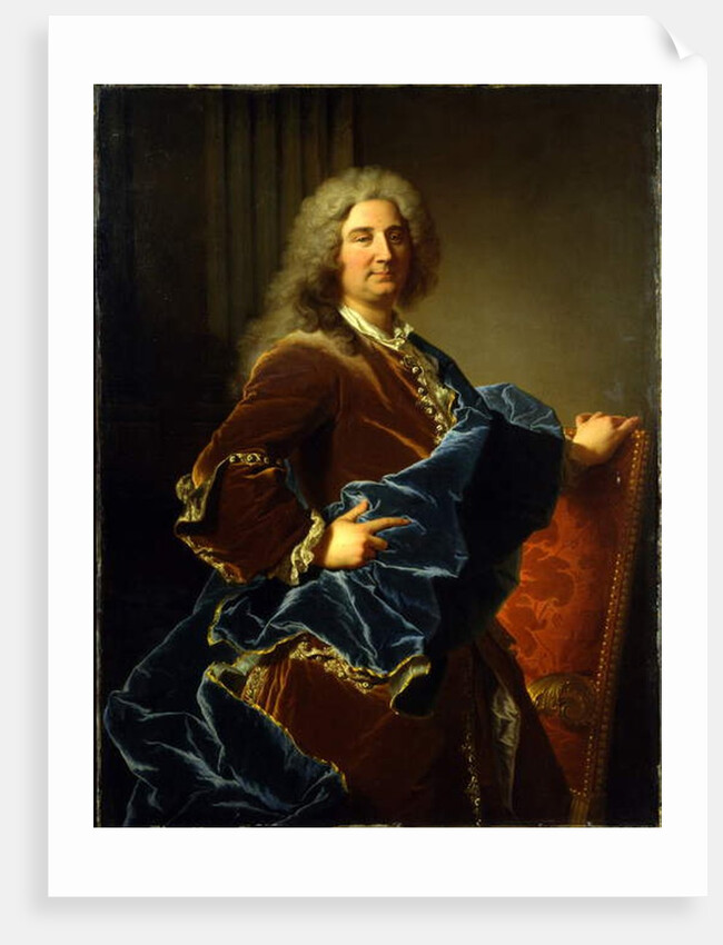 Portrait of the Marquis Jean-Octave de Villars by Hyacinthe Francois Rigaud