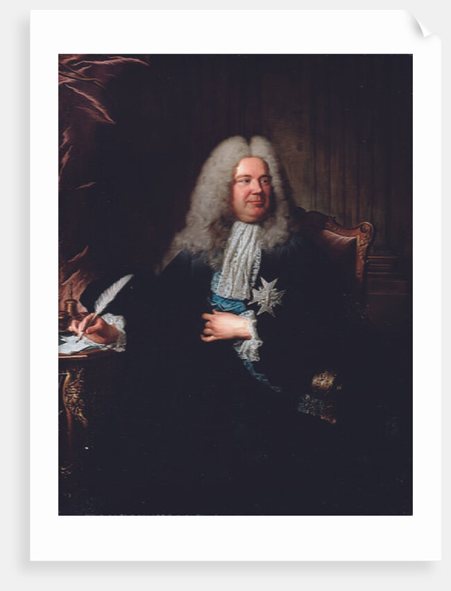 Portrait of Charles-Gaspard Dodun, Marquis d'Herbault by Hyacinthe Francois Rigaud