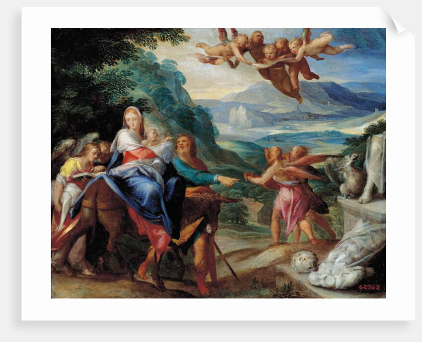 The Flight Into Egypt by Bartholomaeus Spranger