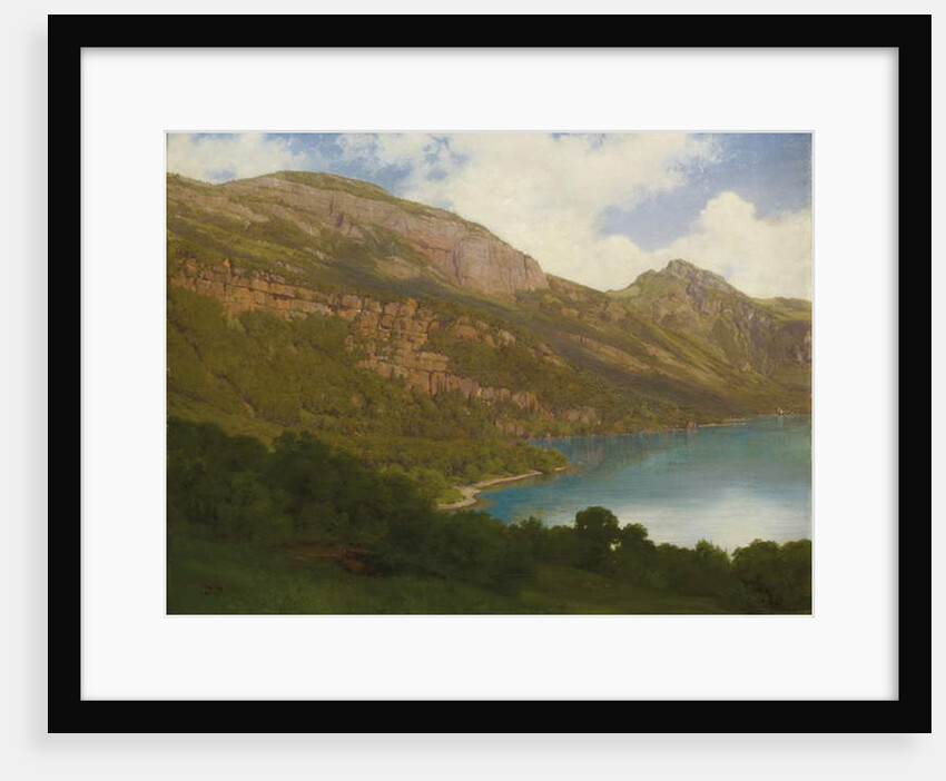 View from the Rigi overlooking Lake Lucerne, 1857 by Robert Zund