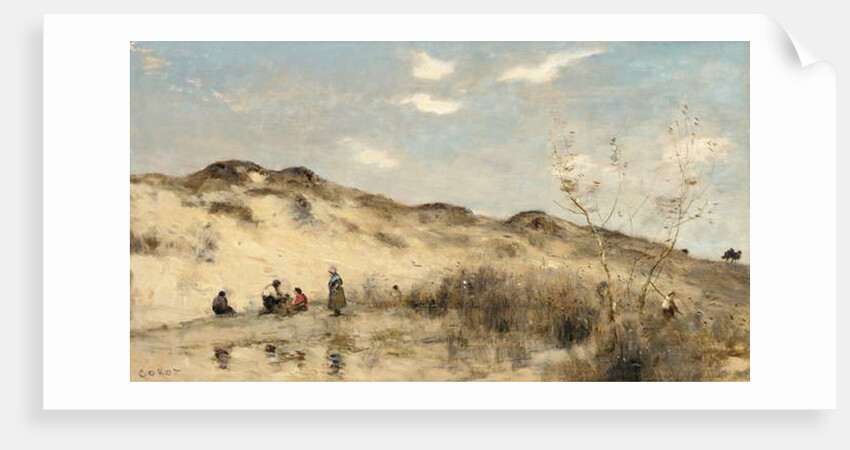 The Dunes of Dunkirk, 1873 by Jean Baptiste Camille Corot