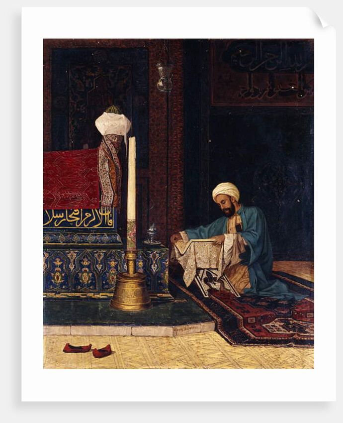 The Tomb of Mehmed I, Yesil Turbe, Bursa, 1881 by Osman Hamdi Bey