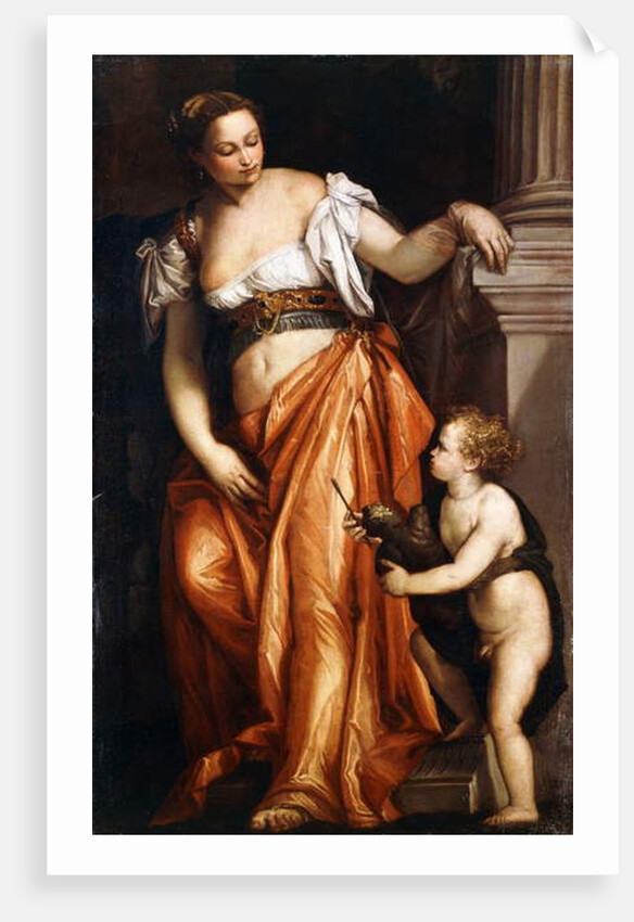 A personification of Sculpture, c.1557-59 by Veronese