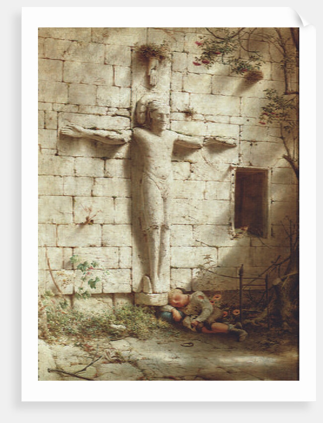 At Romsey Abbey, 1899 by Robert Bateman