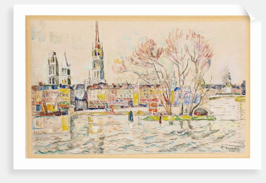 Rouen, 1924 by Paul Signac