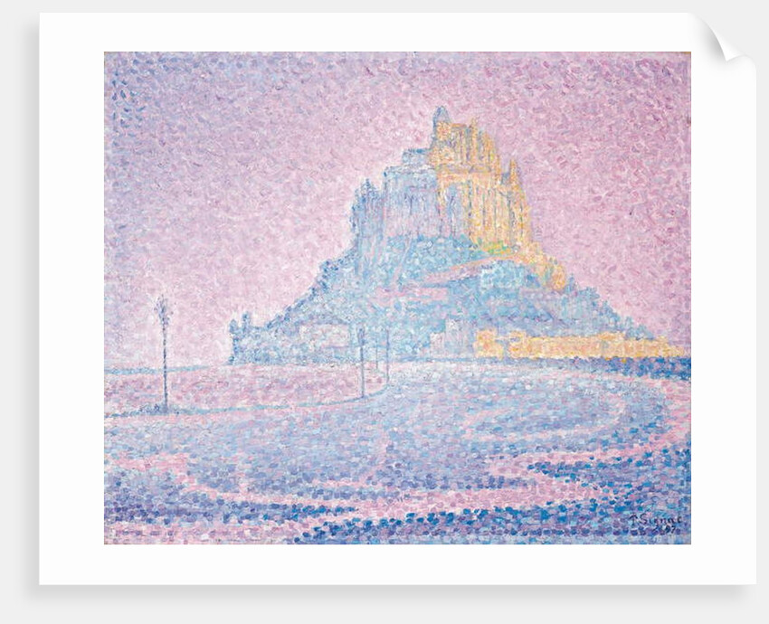 Mont Saint-Michel, Fog and Sun, 1897 by Paul Signac