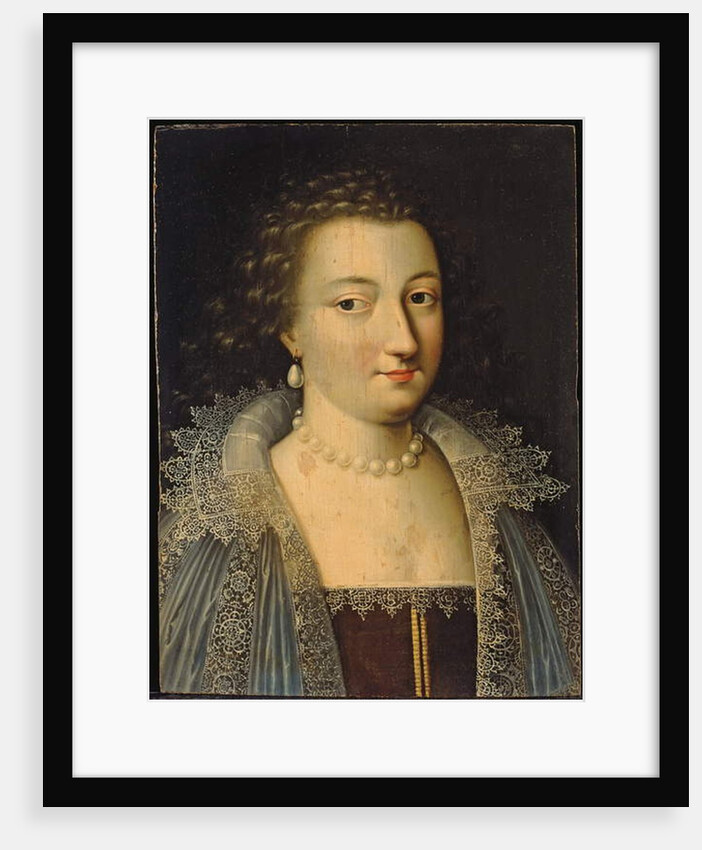 Portrait of a lady, probably Marie de Rohan-Montbazon, Duchesse de Luynes Puis de Chevreuse by Jean Leblond