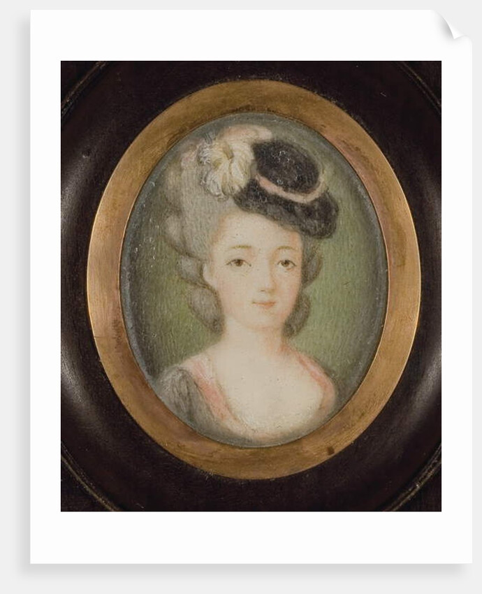 Portrait of Marie Adrienne Francoise de Noailles, Marquise de la Fayette by French School