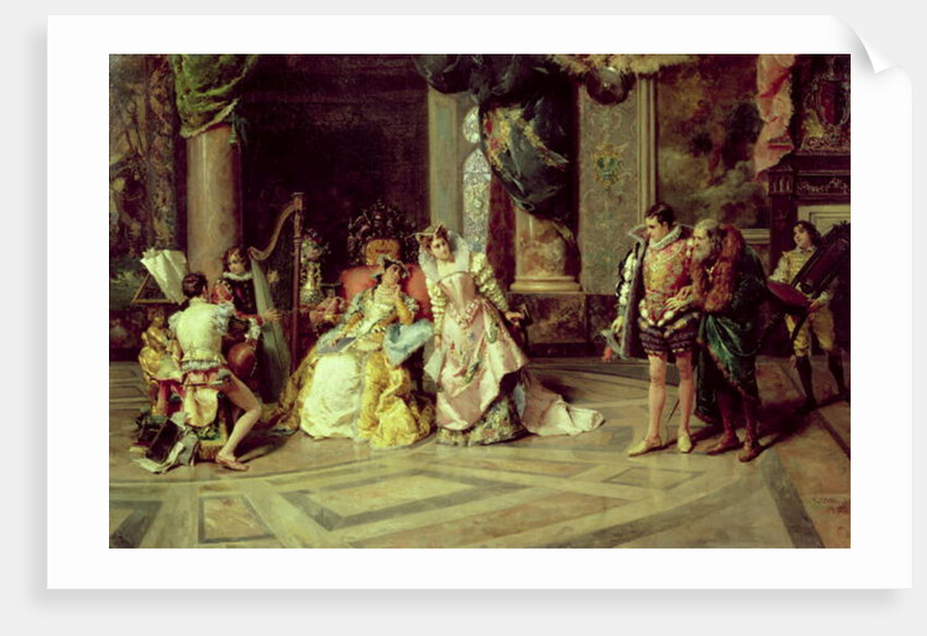 Galileo at the Court of Isabella, 1878 by Cesare-Auguste Detti