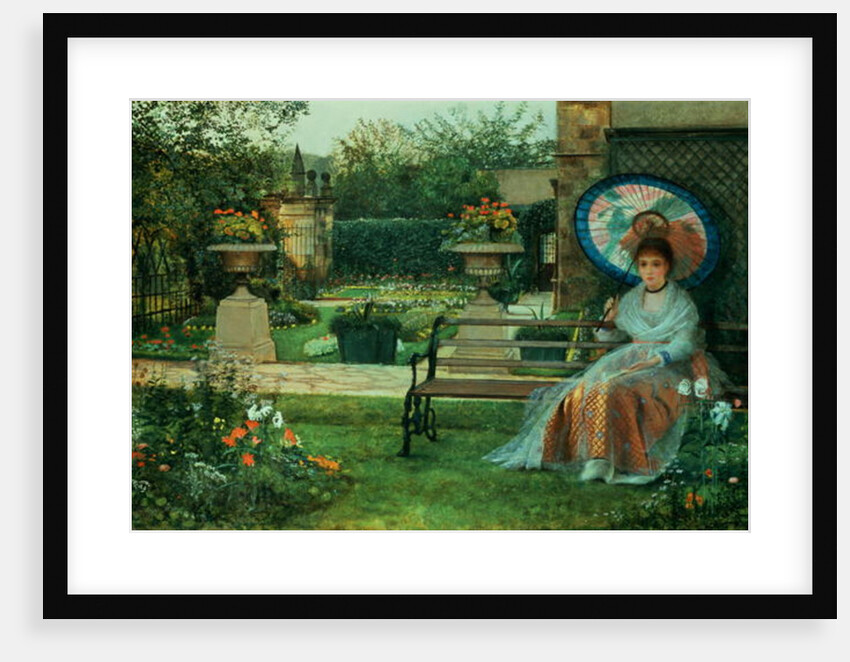 In the Plesaunce, Knostrop Hall, Leeds, 1875 by John Atkinson Grimshaw