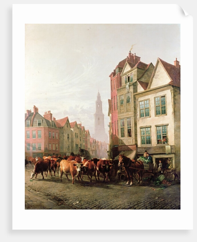 The Old Smithfield Market, 1887 by Thomas Sidney Cooper