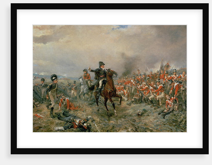 The Duke of Wellington at Waterloo by Robert Alexander Hillingford