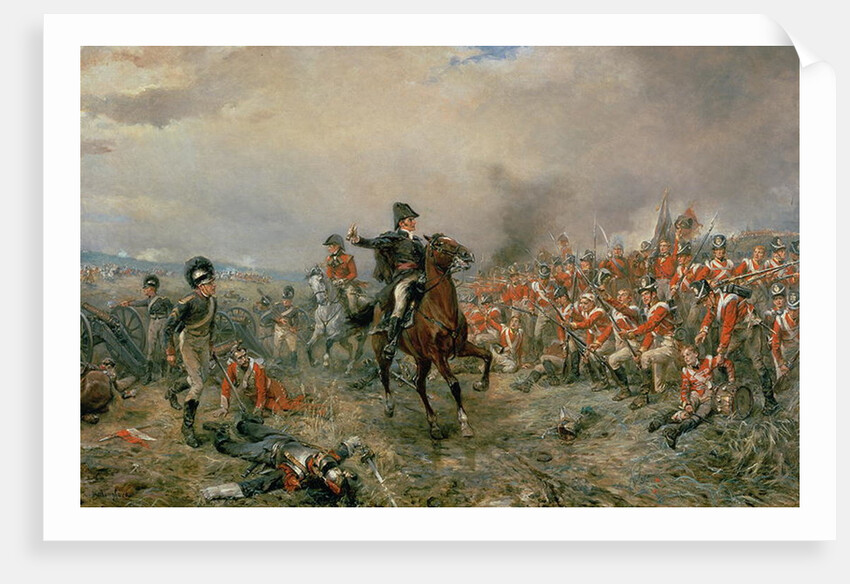 The Duke of Wellington at Waterloo by Robert Alexander Hillingford