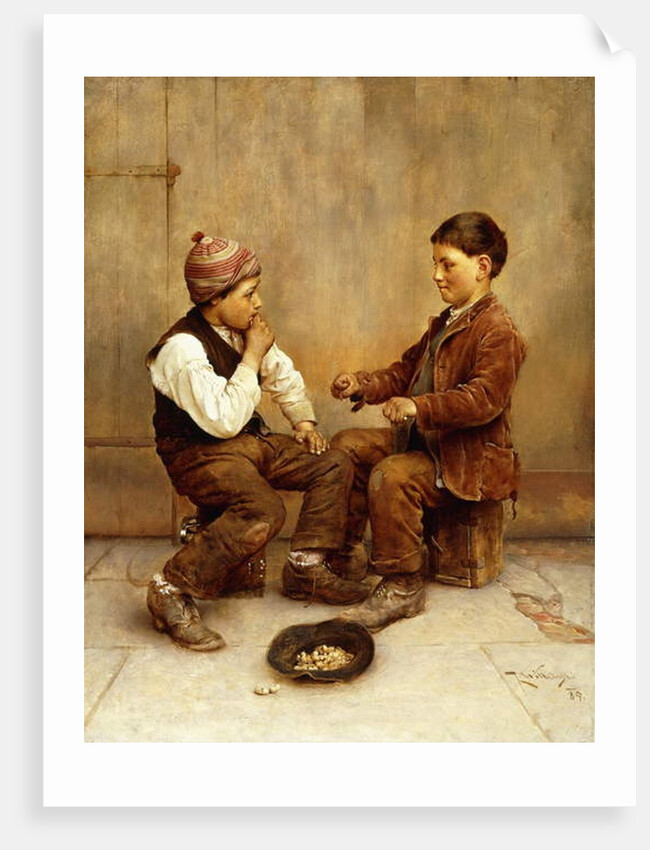 Pick a Hand, 1889 by Karl Witkowski