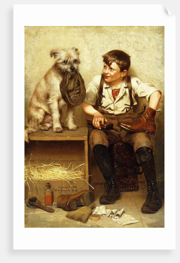 Shoeshine Boy, 1902 by John George Brown