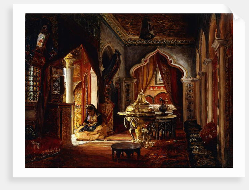 Within the Seraglio, 1879 by Frederick Arthur Bridgman