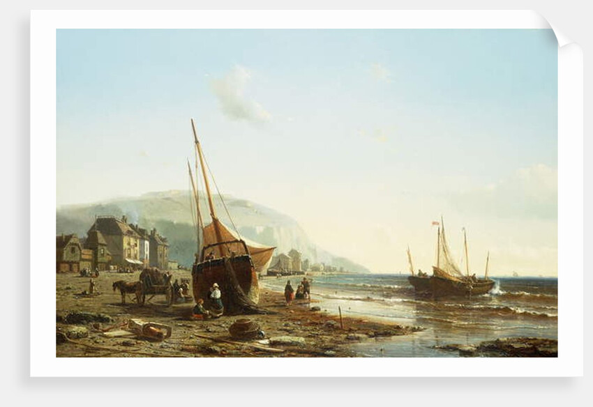 On the Normandy Coast by Mauritz Frederik Hendrik De Haas