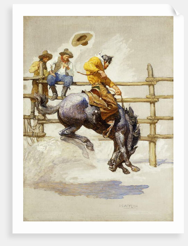 The Bucking Bronco by Newell Convers Wyeth
