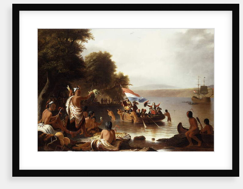 Landing of Henry Hudson, 1608 at Verplanck Point, Near Peekskill, New York by Robert Walter Weir