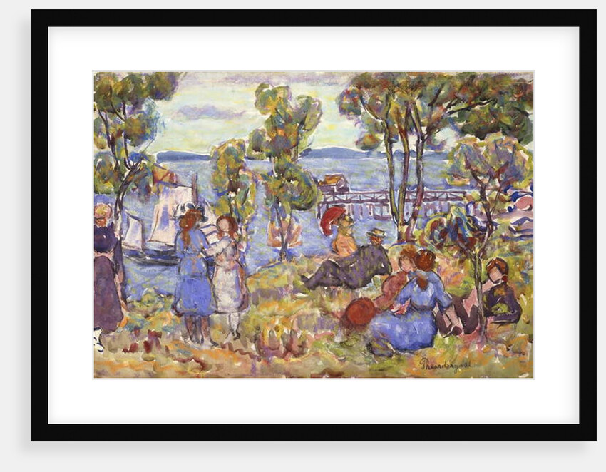Boat Landing, Nahant Massachusetts, by Maurice Brazil Prendergast