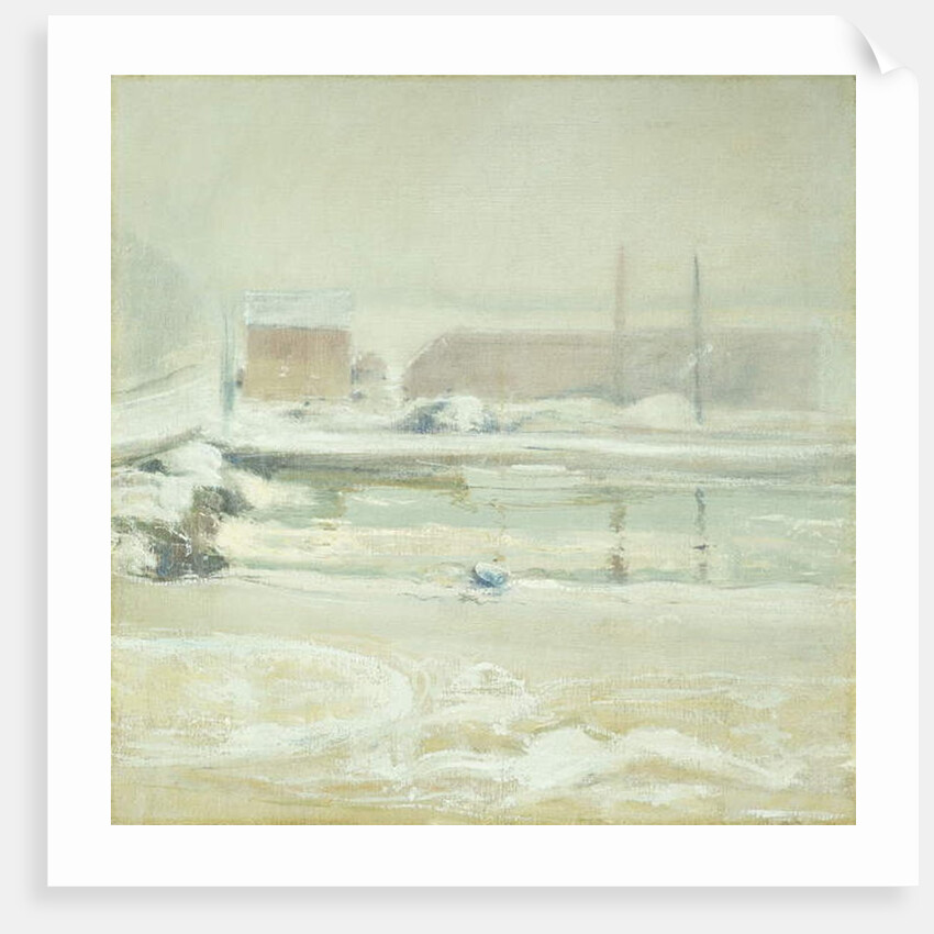 River Scene at Cos Cob, by John Henry Twachtman