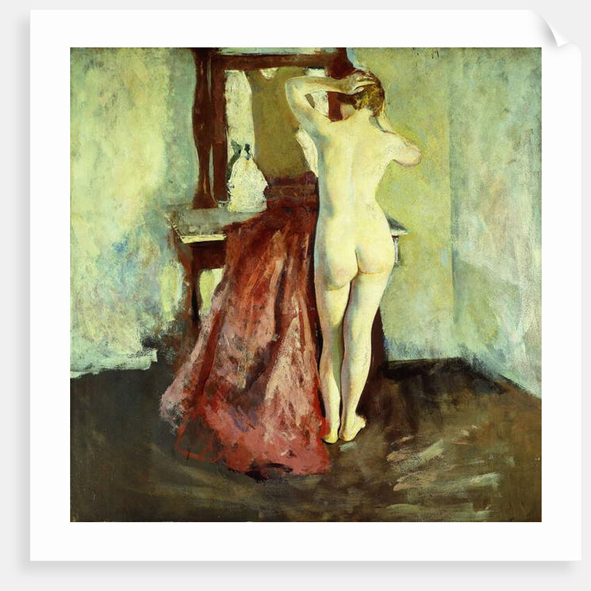 Nude Before Mirror by Charles Webster Hawthorne