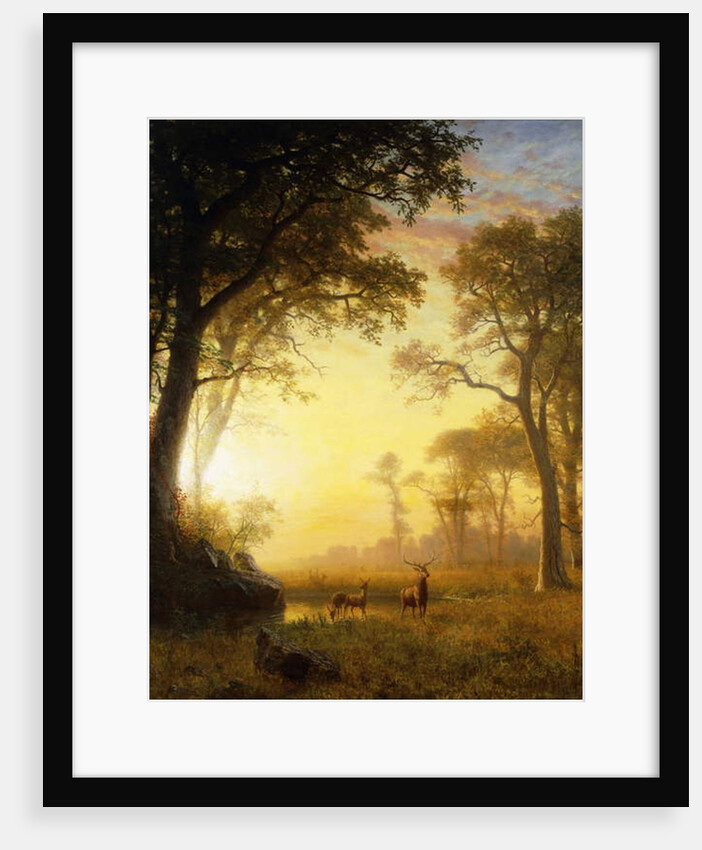 Light in the Forest by Albert Bierstadt