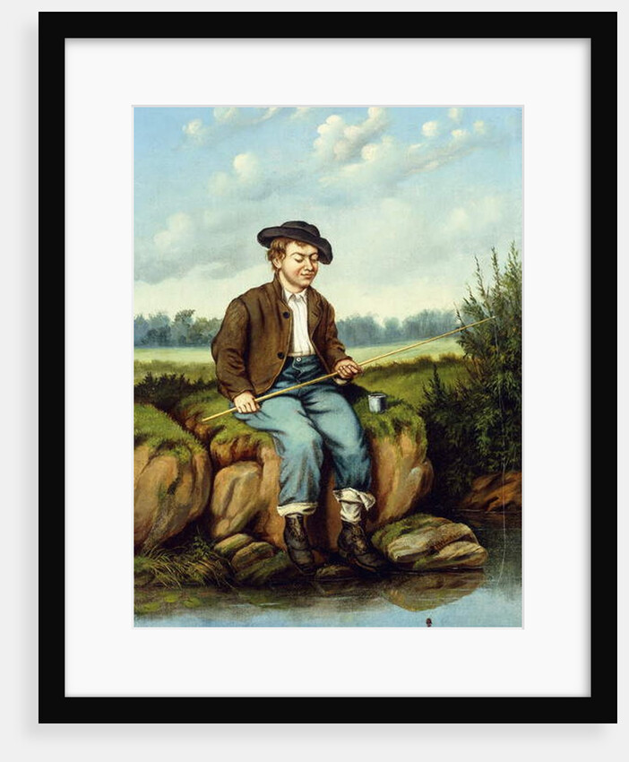 Boy Fishing by William Aiken Walker