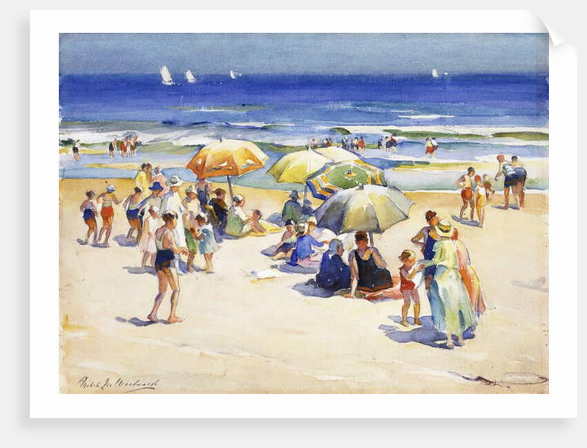 An Afternoon at the Beach by Mabel Woodward