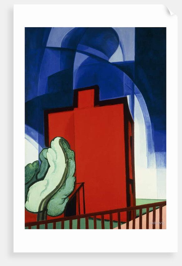 Blue Above, 1935 by Oscar Florianus Bluemner