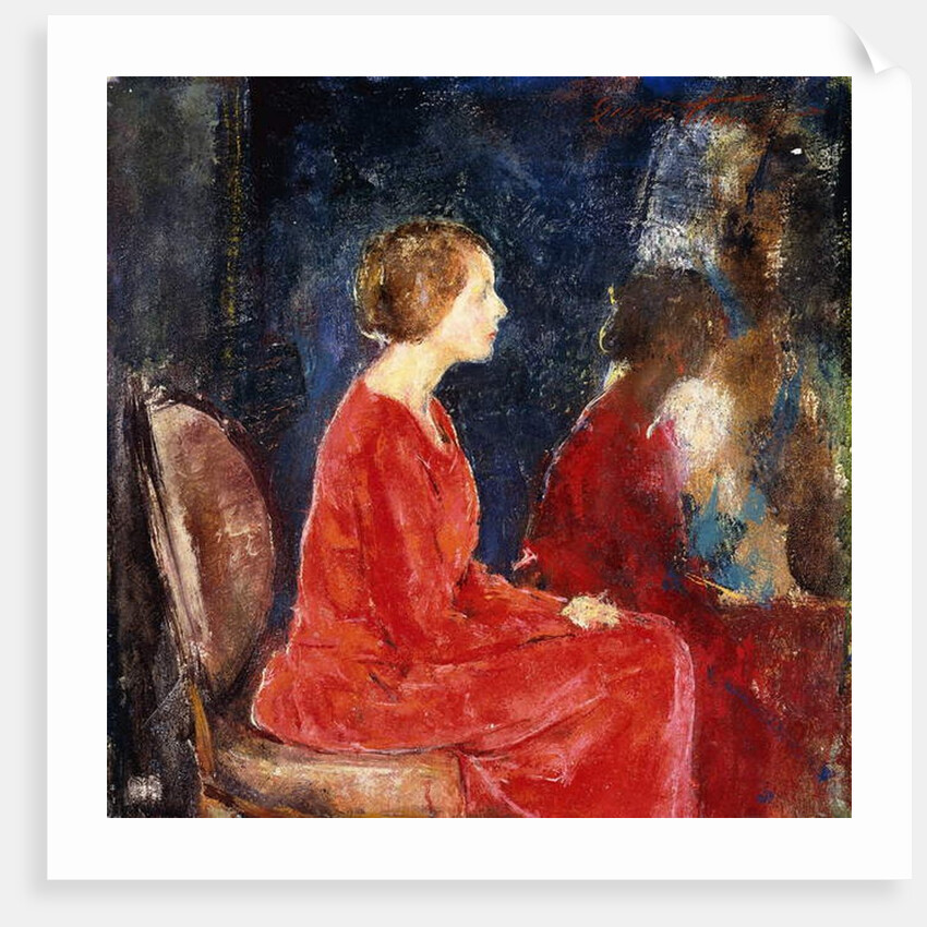The Red Dress by Charles Webster Hawthorne