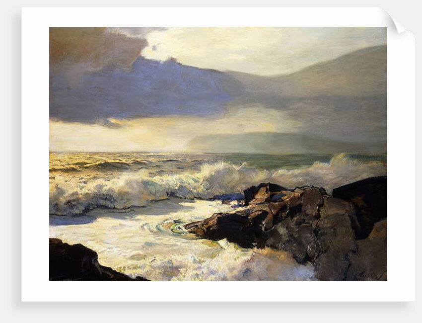 Rain Clouds and Sea by Frederick Judd Waugh