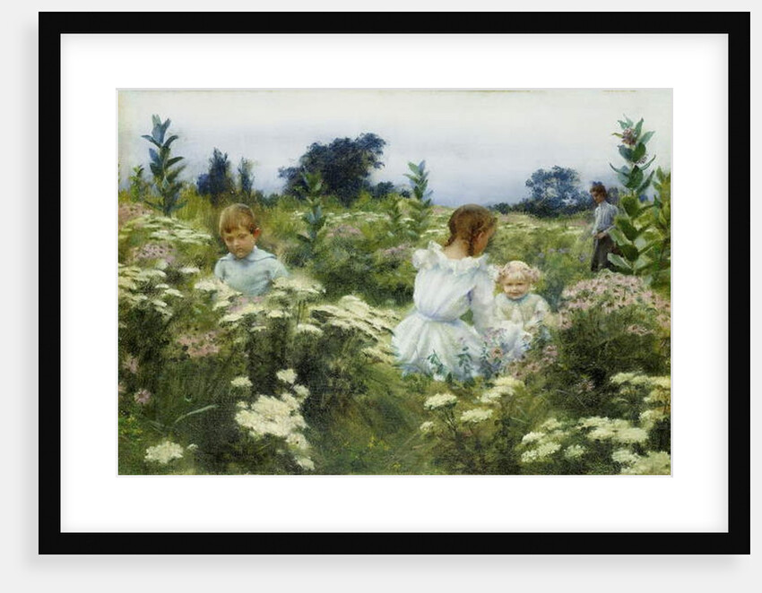 Among the Wildflowers, by Charles Courtney Curran