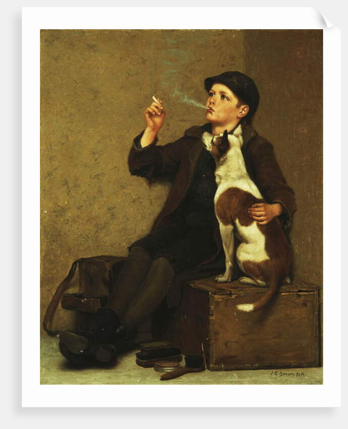 Shoe Shine Boy by John George Brown