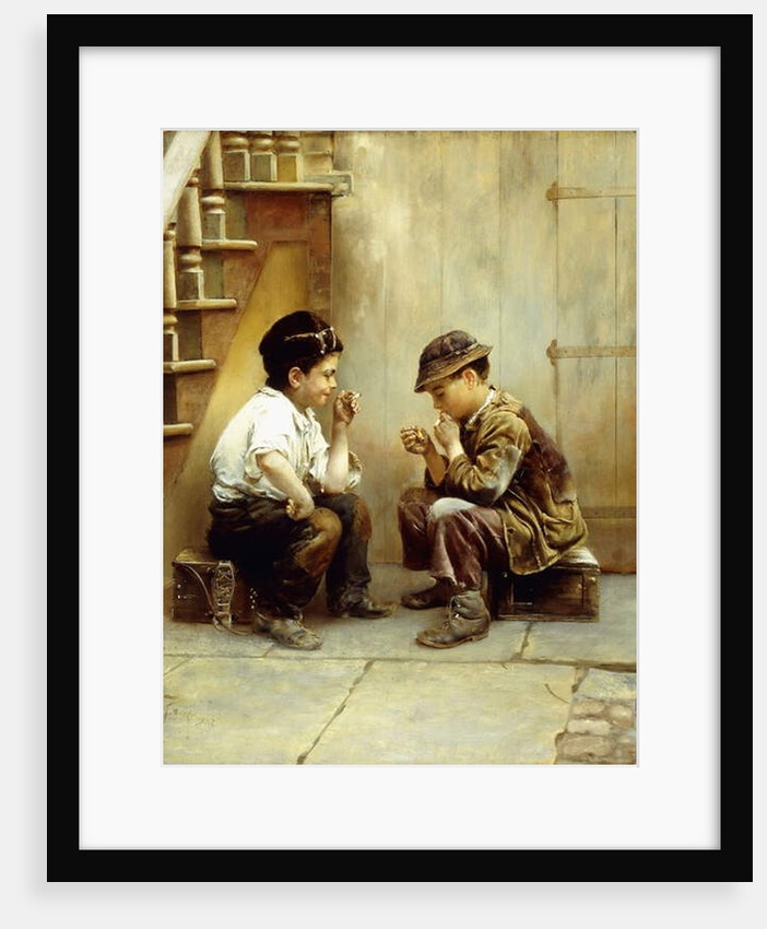 Their First Smoke, 1889 by Karl Witkowski