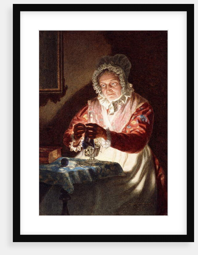 The Lost Stitch, 1886 by Thomas Waterman Wood