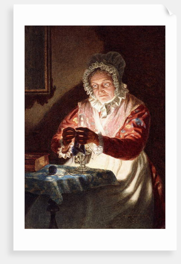 The Lost Stitch, 1886 by Thomas Waterman Wood