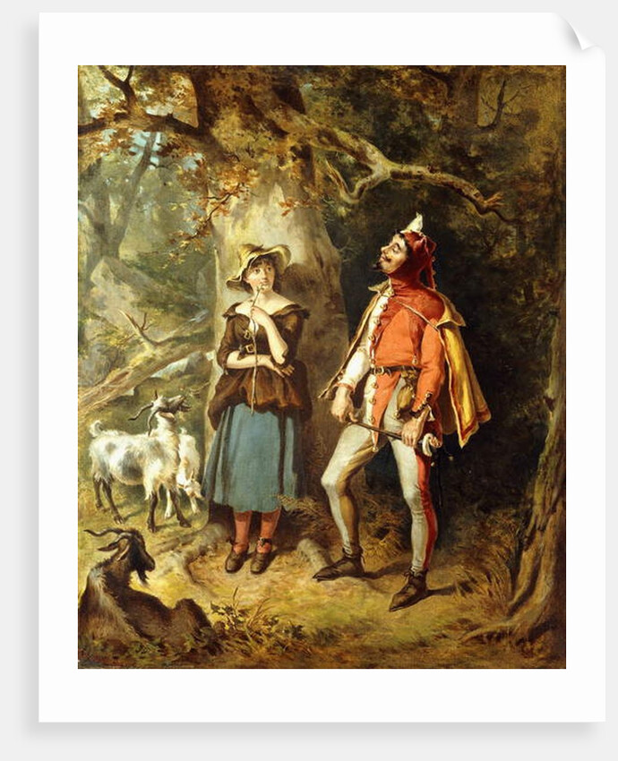 Touchstone and Audrey, 1886 by Felix Octavius Carr Darley