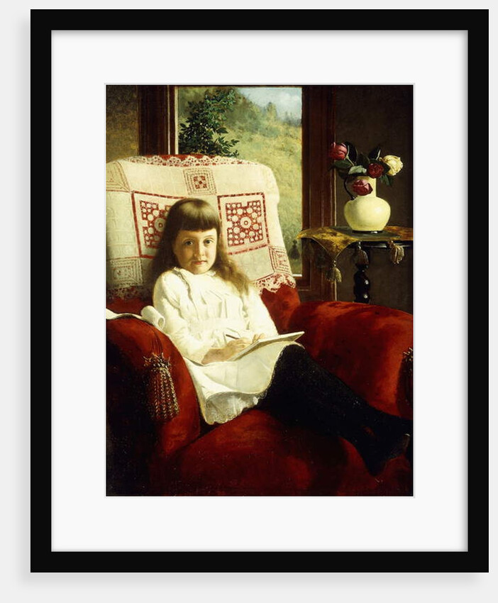 Mildred Wallace as a Young Girl by Thomas Waterman Wood