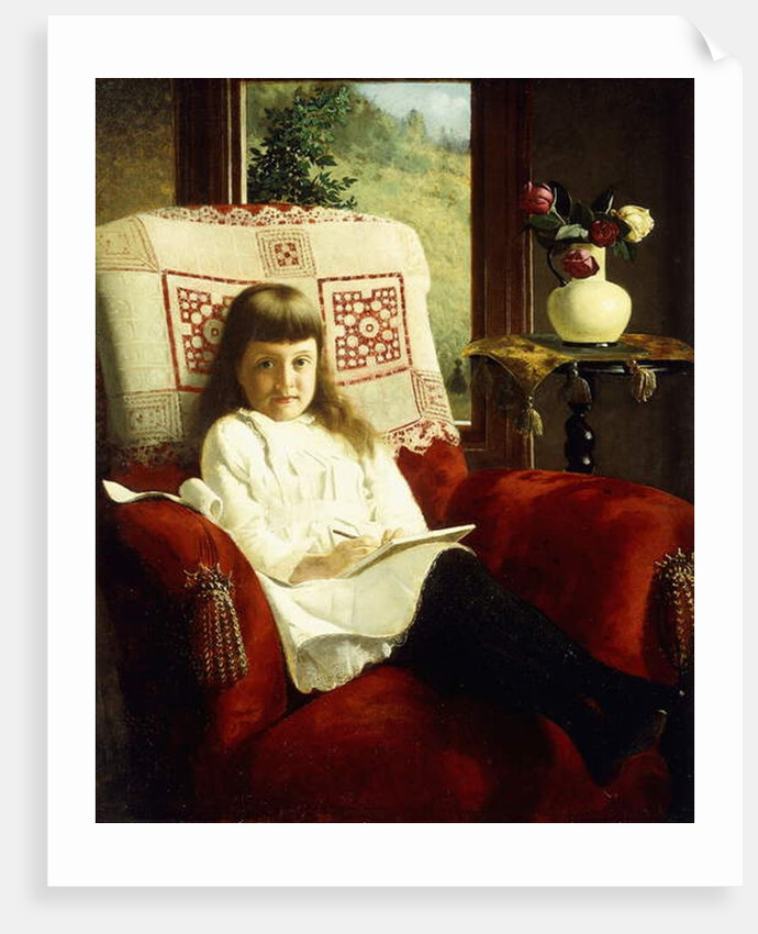 Mildred Wallace as a Young Girl by Thomas Waterman Wood